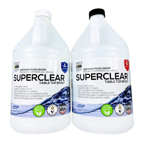 Superclear® Table Top Epoxy 1:1 Superclear Epoxy Resin Systems