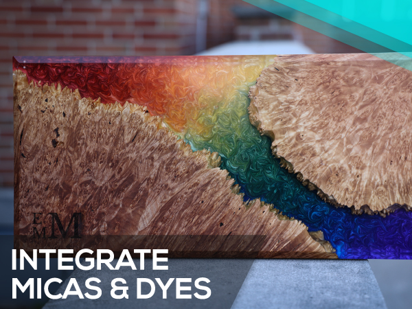 Integrates Micas & Dyes - Liquid Glass Deep Pour Epoxy