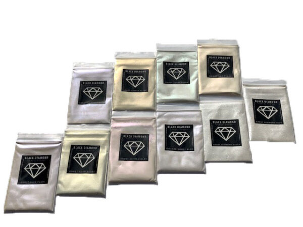 Variety Pack 9 Mica Powder - Black Diamond Epoxy Resin Color Pigment
