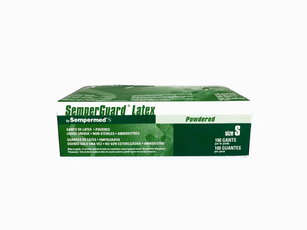 SemperGuard® Small Latex Gloves 100 ct Superclear Epoxy Resin Systems