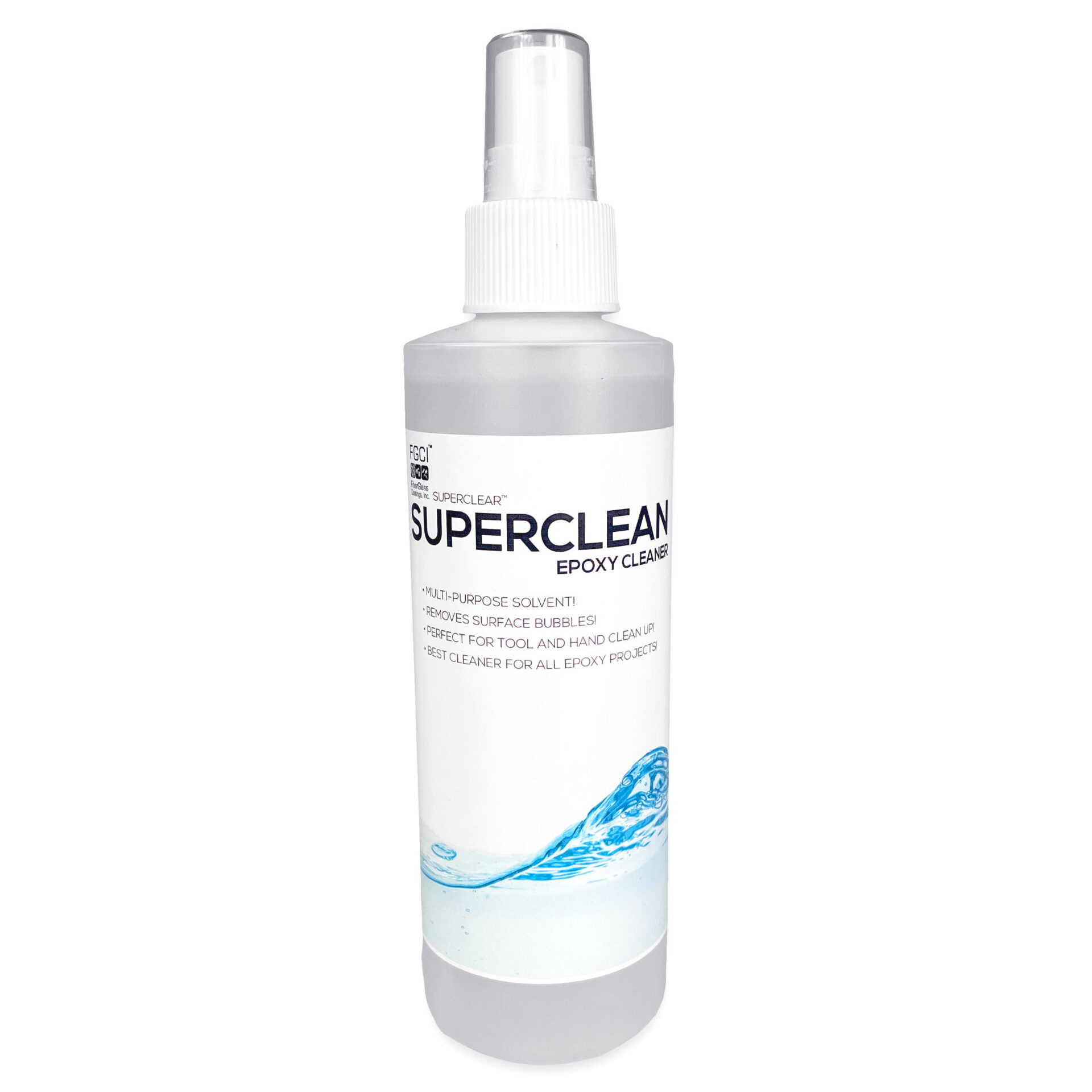 SuperClean Epoxy Cleaner 8oz. Bottle - Superclear Epoxy Resin Systems