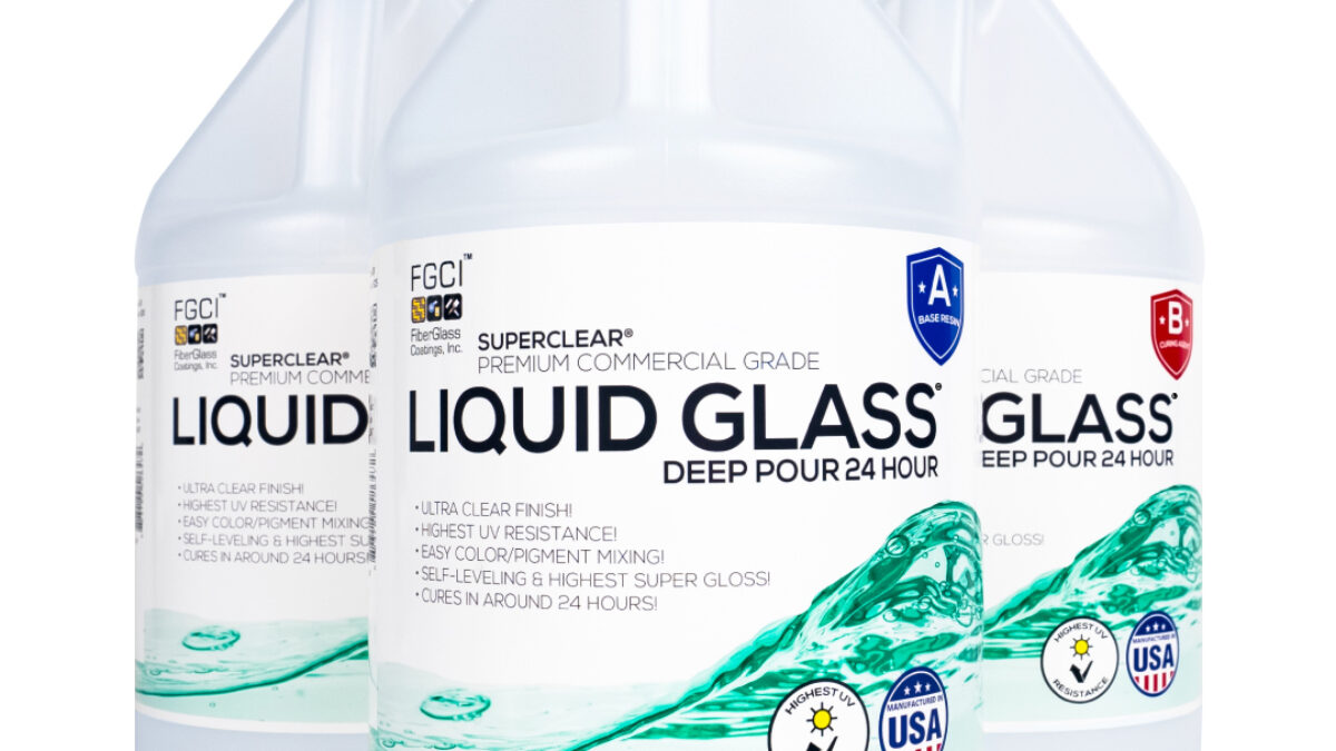 SuperClear Liquid Glass Epoxy 2-4 inch Deep Pour