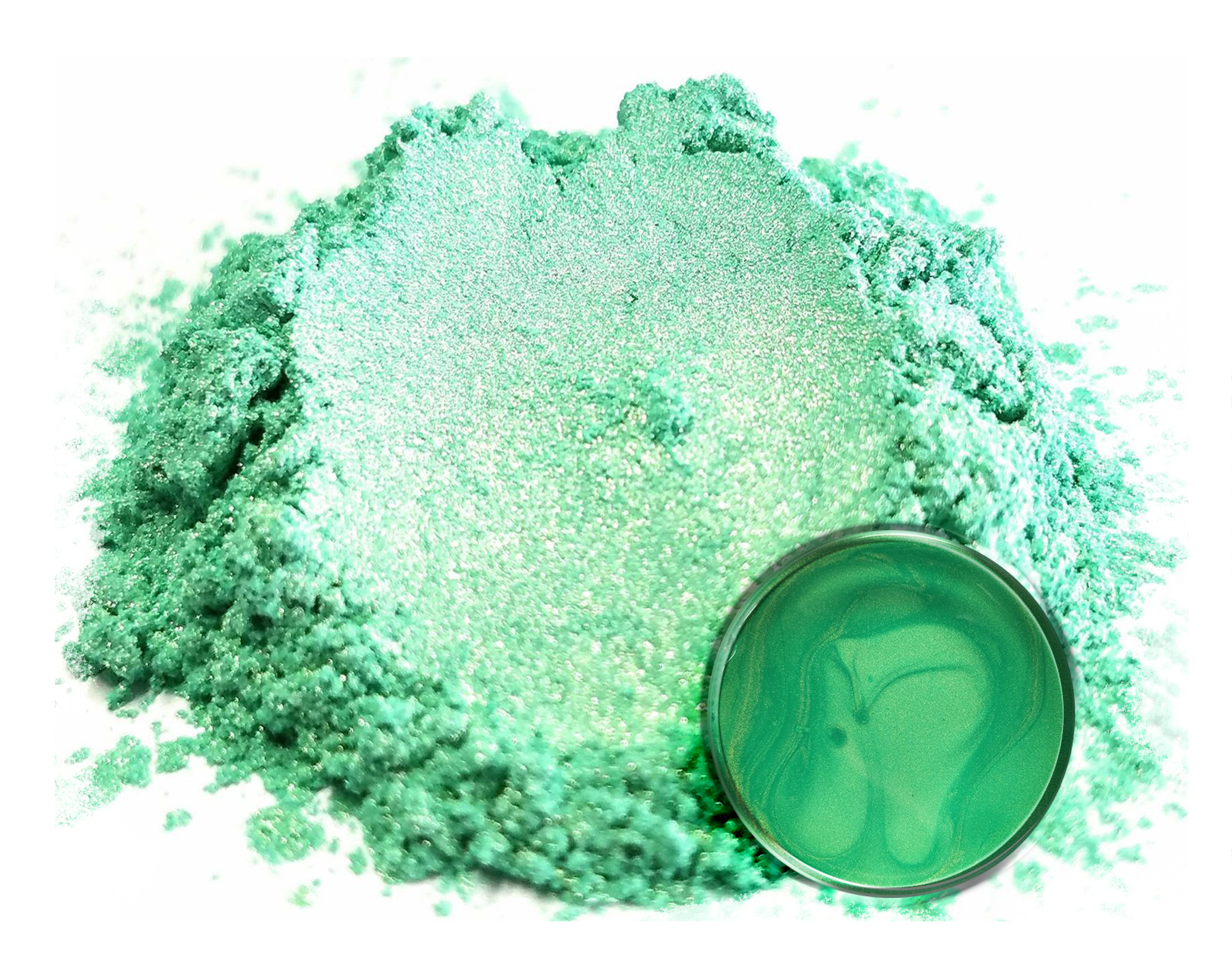 Macaw Blue Green - Eye Candy Pigments - Hues Series Mica Metallic Pigments