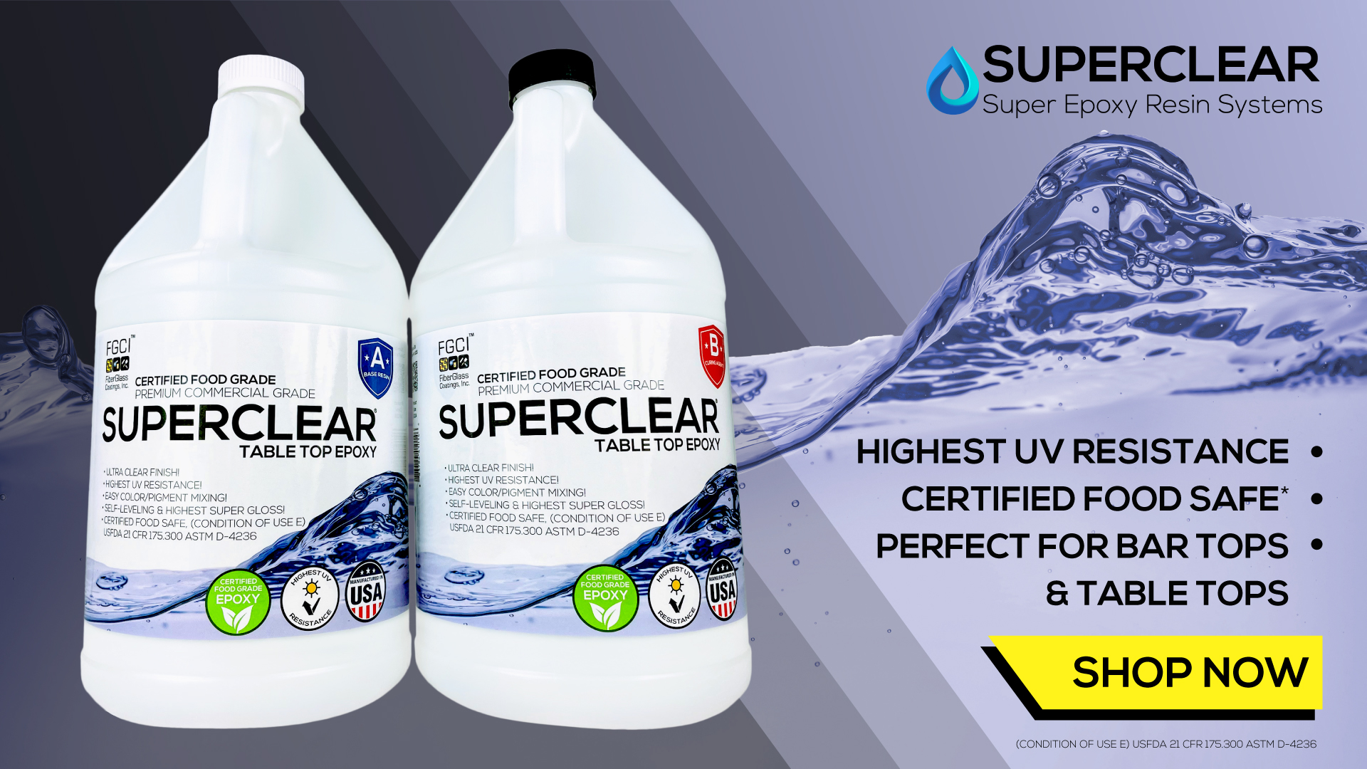 New, Versatile Food Grade Epoxy Resists High Temperatures & Harsh  Conditions Tested and Certified to Meet FDA CFR 175.300