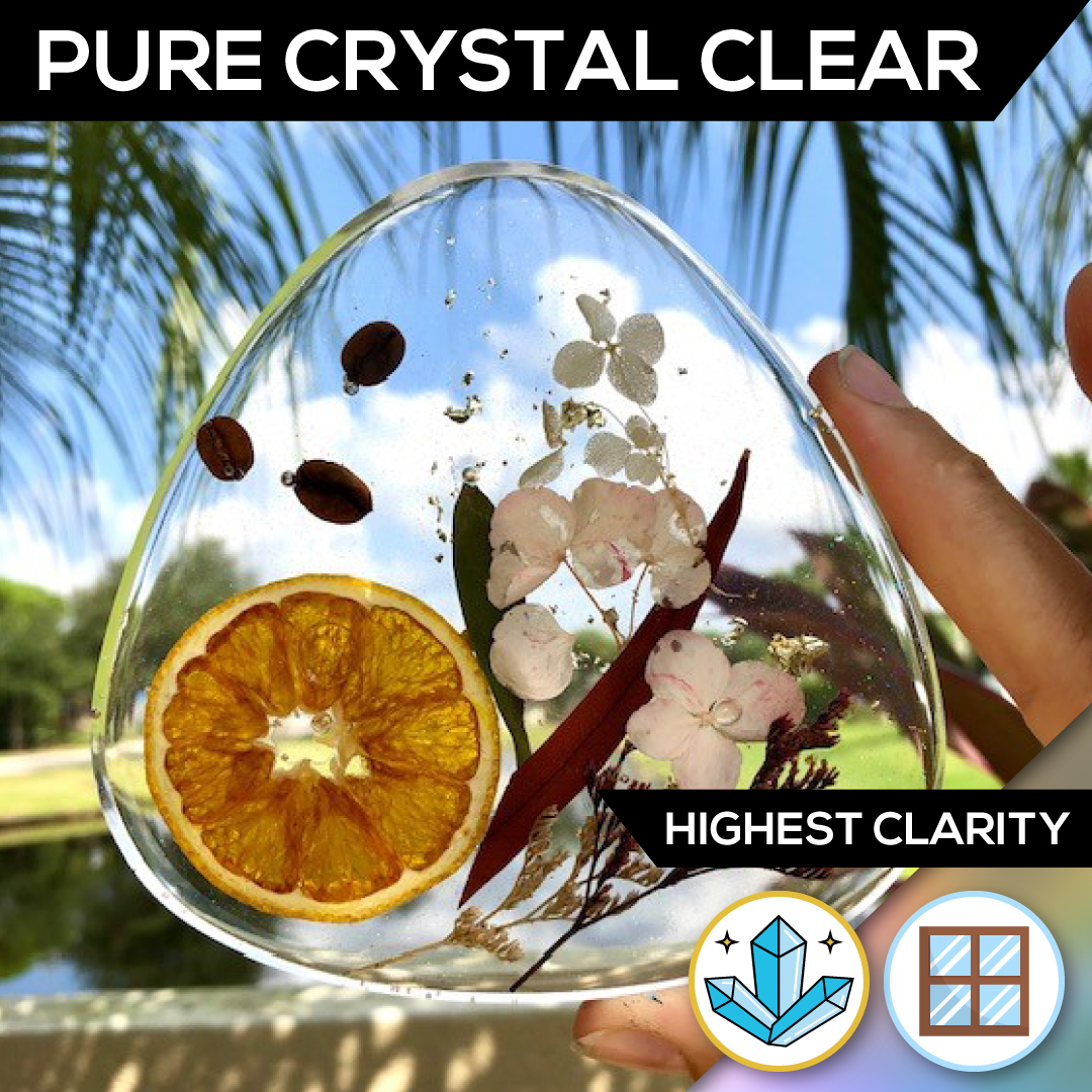 CrafTangles Epoxy Art Resin Ultra Clear - 750 gm (Resin and Hardener) -  CTAER-21-750