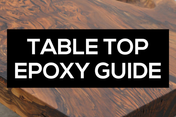 How to epoxy a table top?