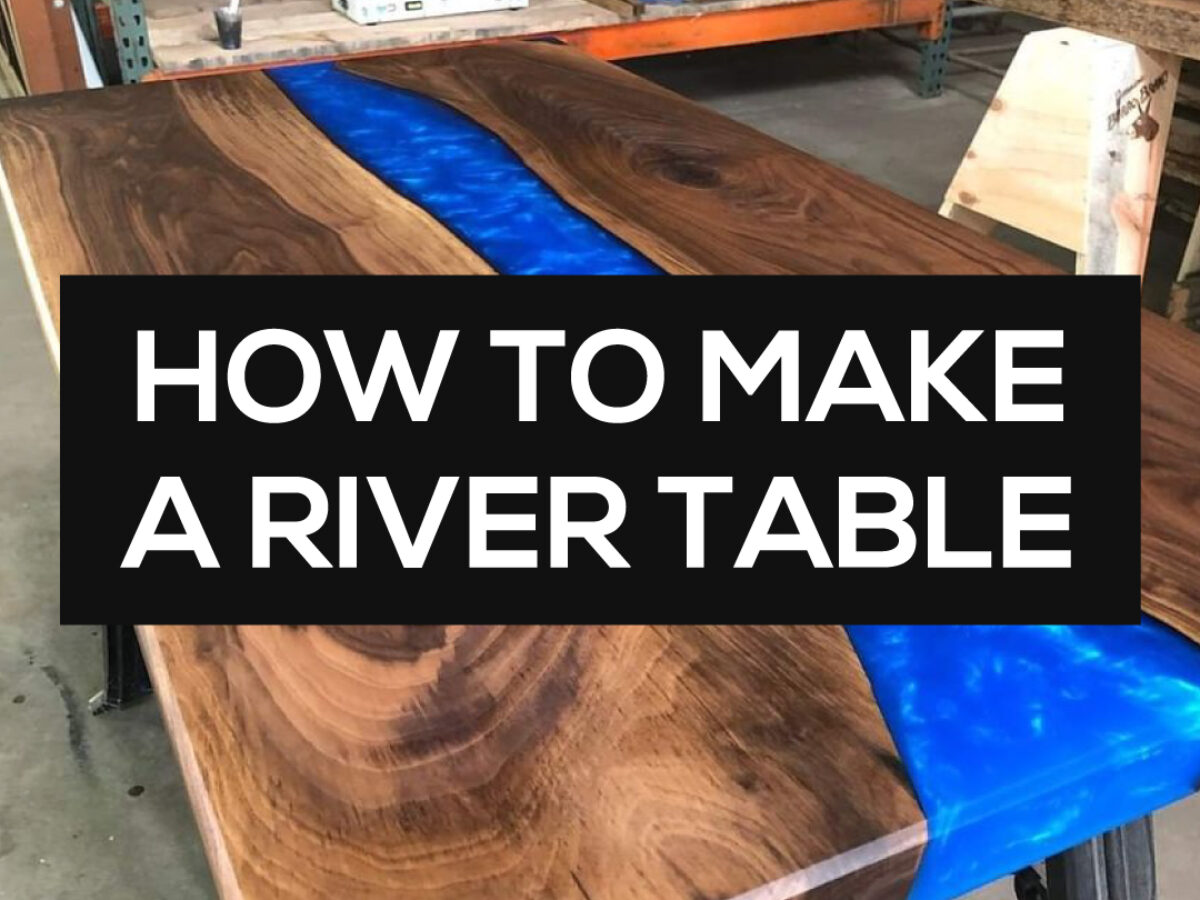 Finished River Table - Fiberglass Warehouse