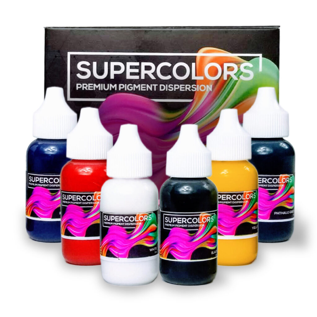 Supercolors Liquid Pigments 6 Colors