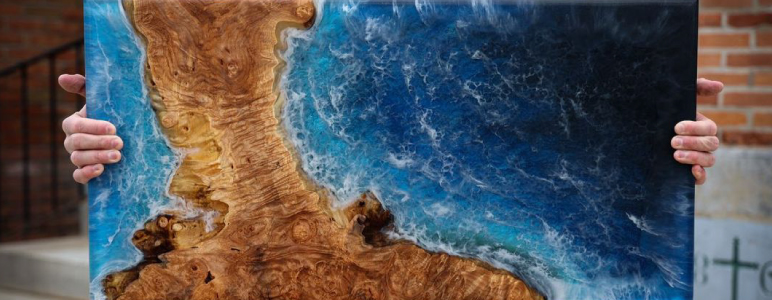 Ocean art liquid pigment