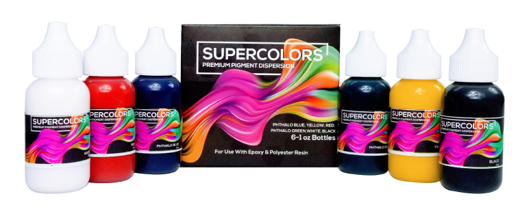 Supercolors liquid pigment for epoxy resin