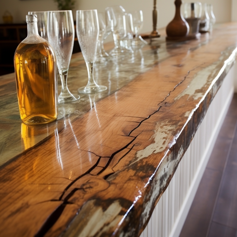 Amazing Epoxy Resin Bar Top In Eastbourne