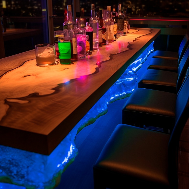 Ultimate Guide to Crafting an LED Epoxy Bar Top with Superclear