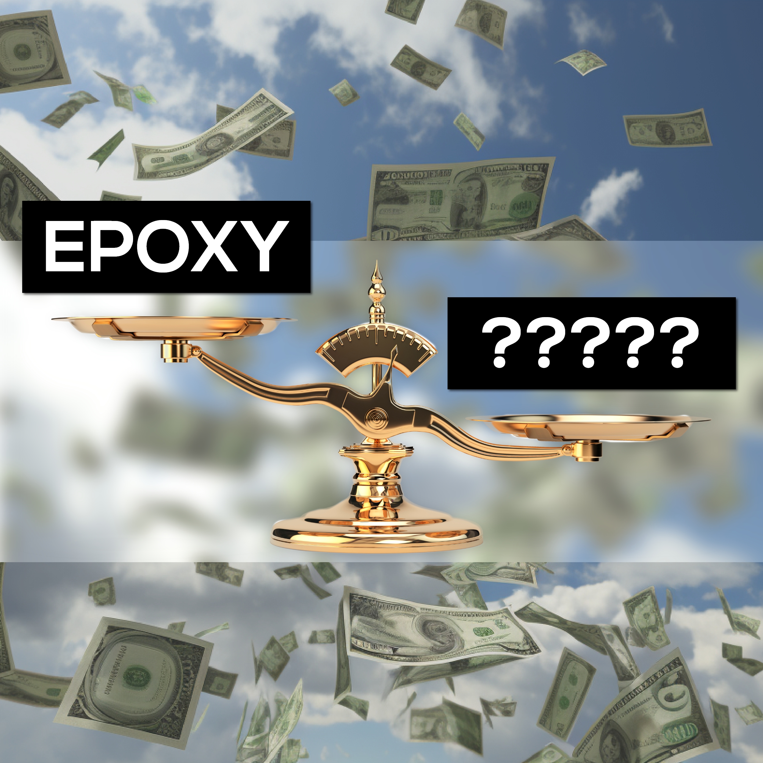 What is the average cost of an epoxy bar top?
