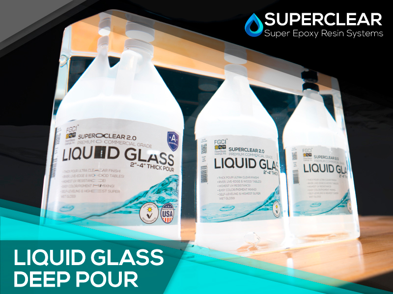 liquid glass deep pour epoxy resin