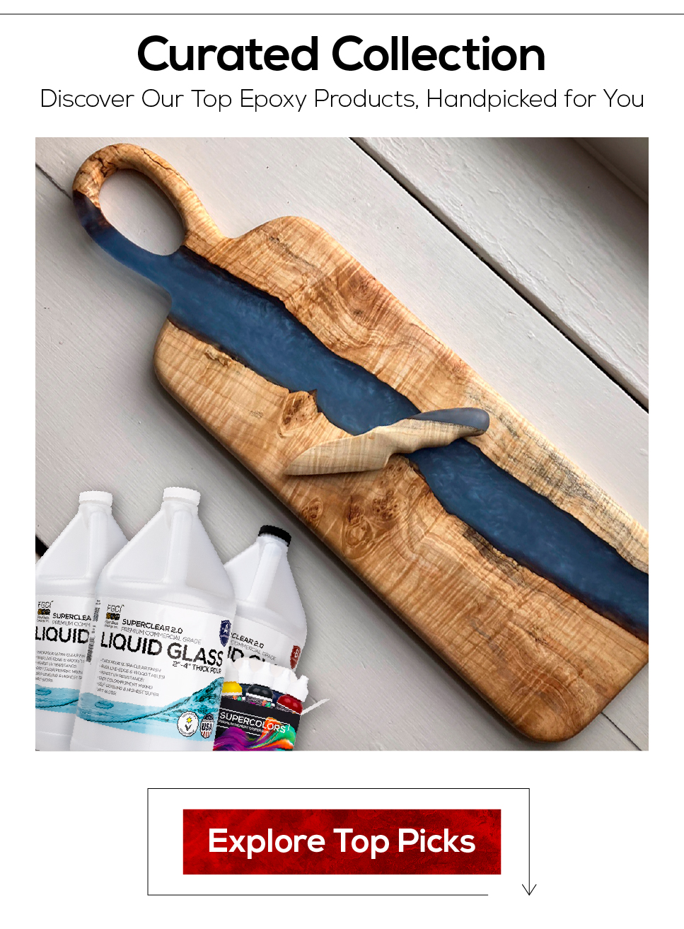 Curated Collection. Discover Our Top Epoxy Products, Handpicked for You.