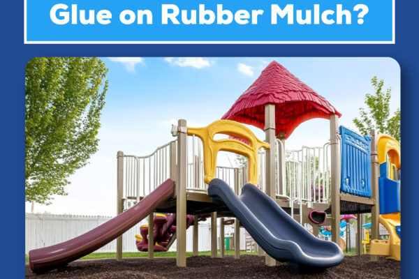 Can you use mulch glue on rubber mulch?