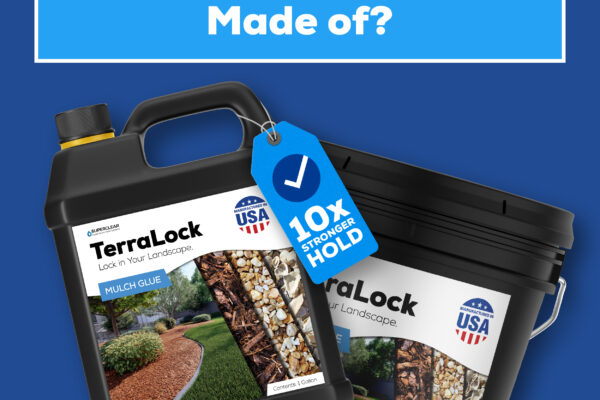 What is mulch glue made of?