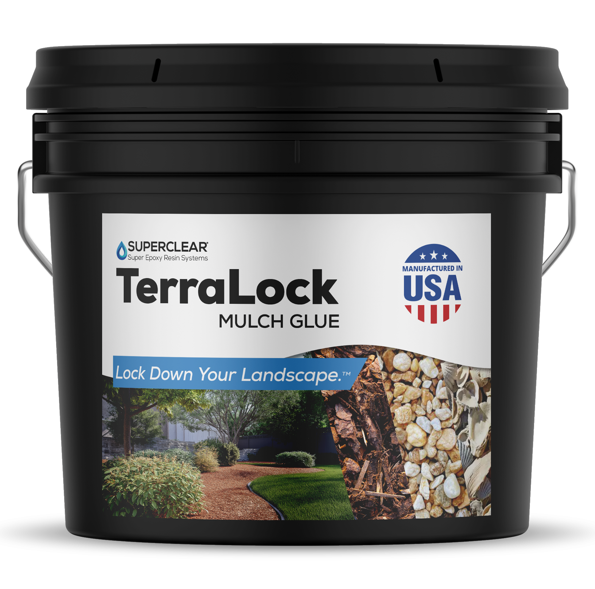 TerraLock 5 Gallon Mulch Rock Glue