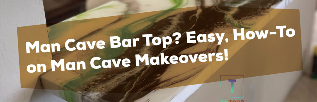 Refinished Man Cave Bar top using Superclear Countertop Epoxy